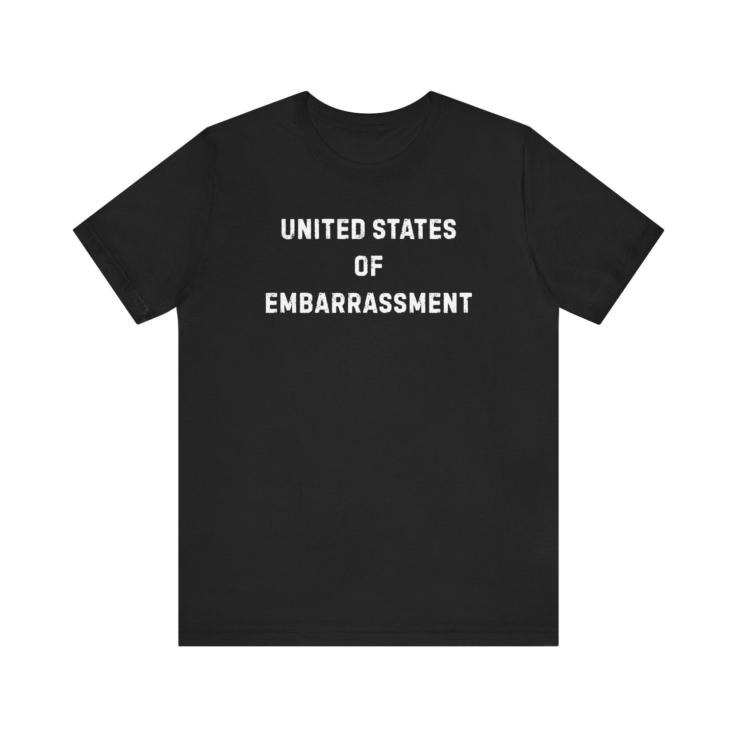 UNITED STATES OF EMBARRASSMENT T-Shirt | Anti-Trump | Anti-MAGA | Resistance Shirt for Protests | EMBARRASSED AMERICAN | Liberal & Democrat Protest Shirt