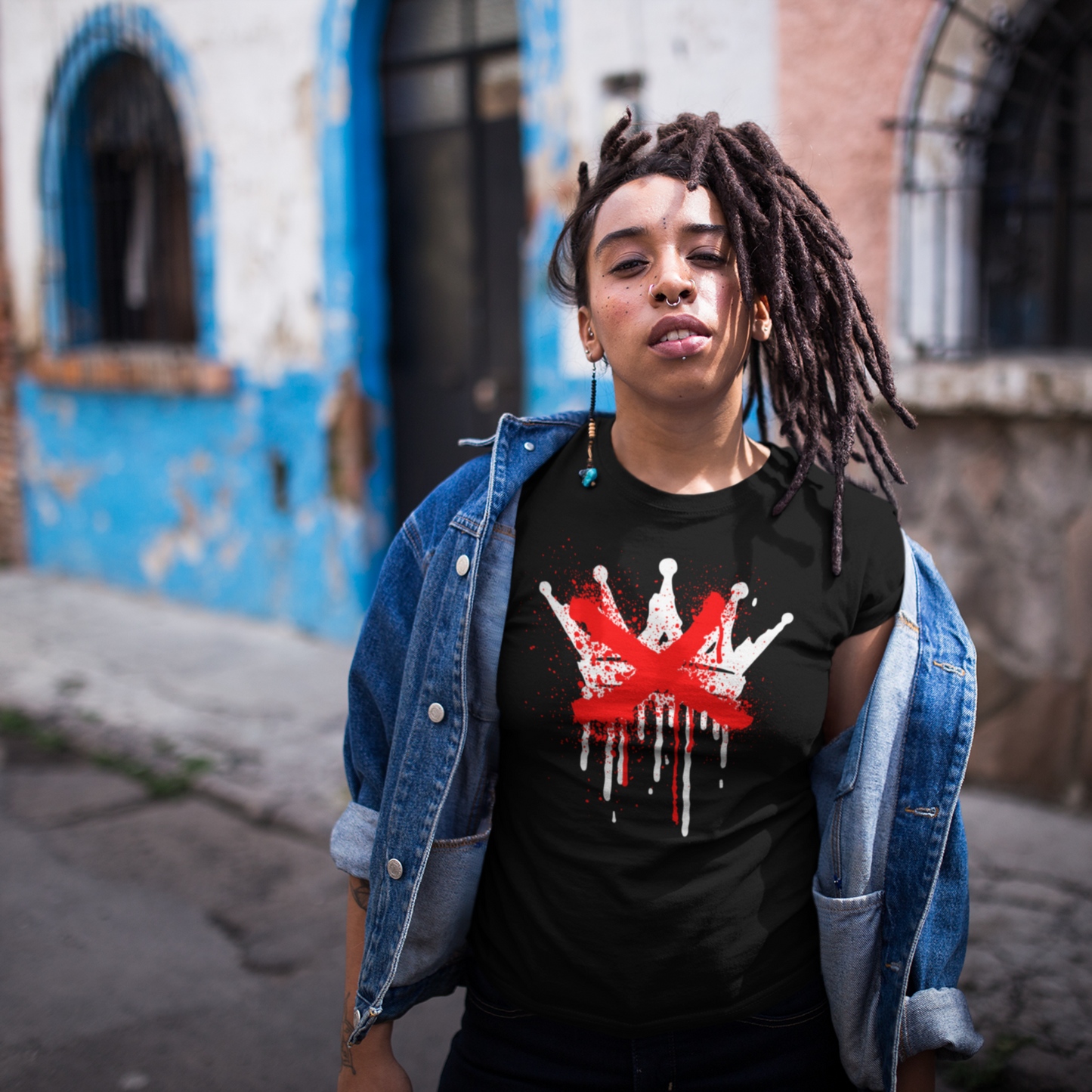 NO KINGS IN AMERICA Graffiti T-Shirt | Protest Shirt | ANTI-TRUMP | ANTI-FASCIST