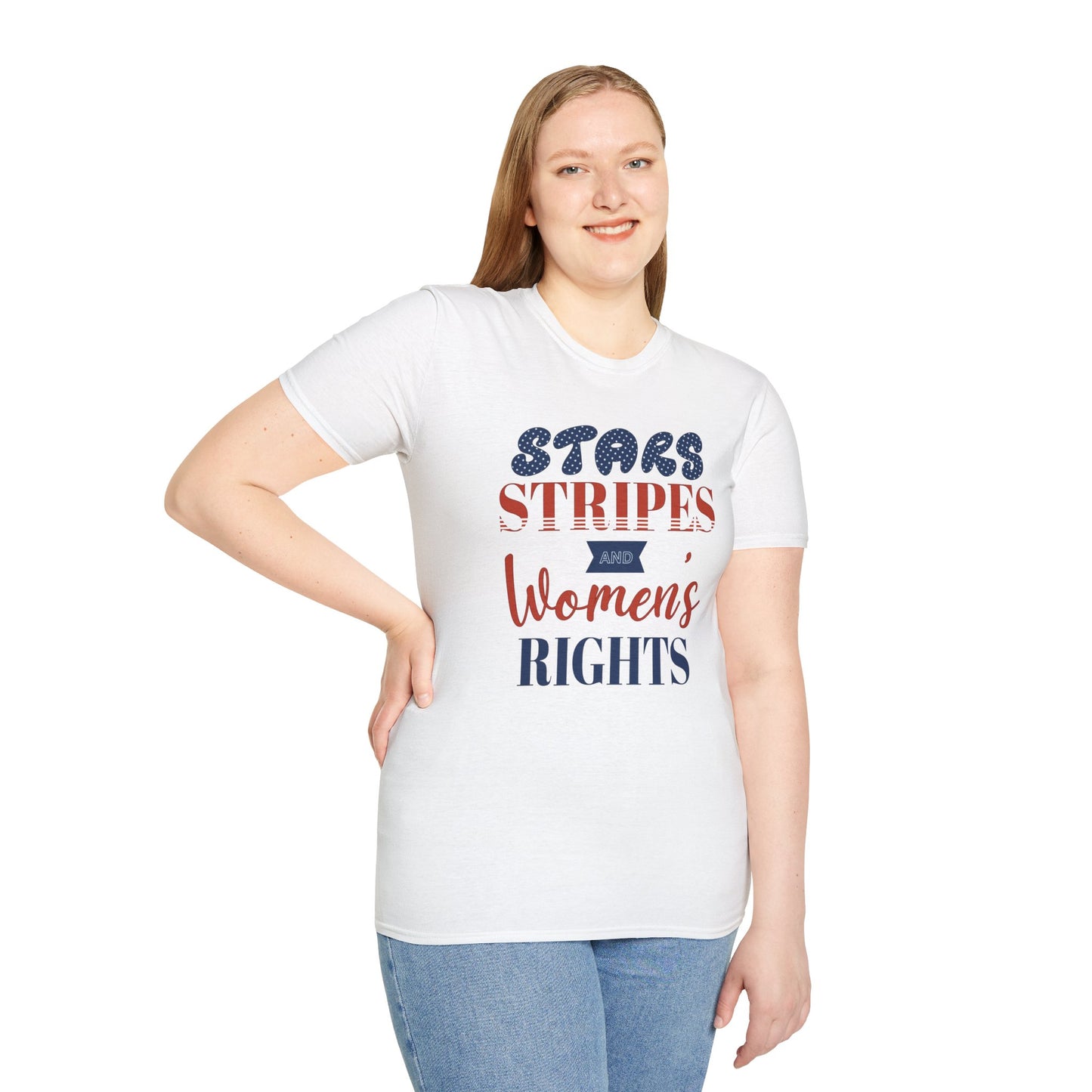 STARS STRIPES & WOMEN'S RIGHTS | 4th of July T-Shirt | Feminist Protest Shirt