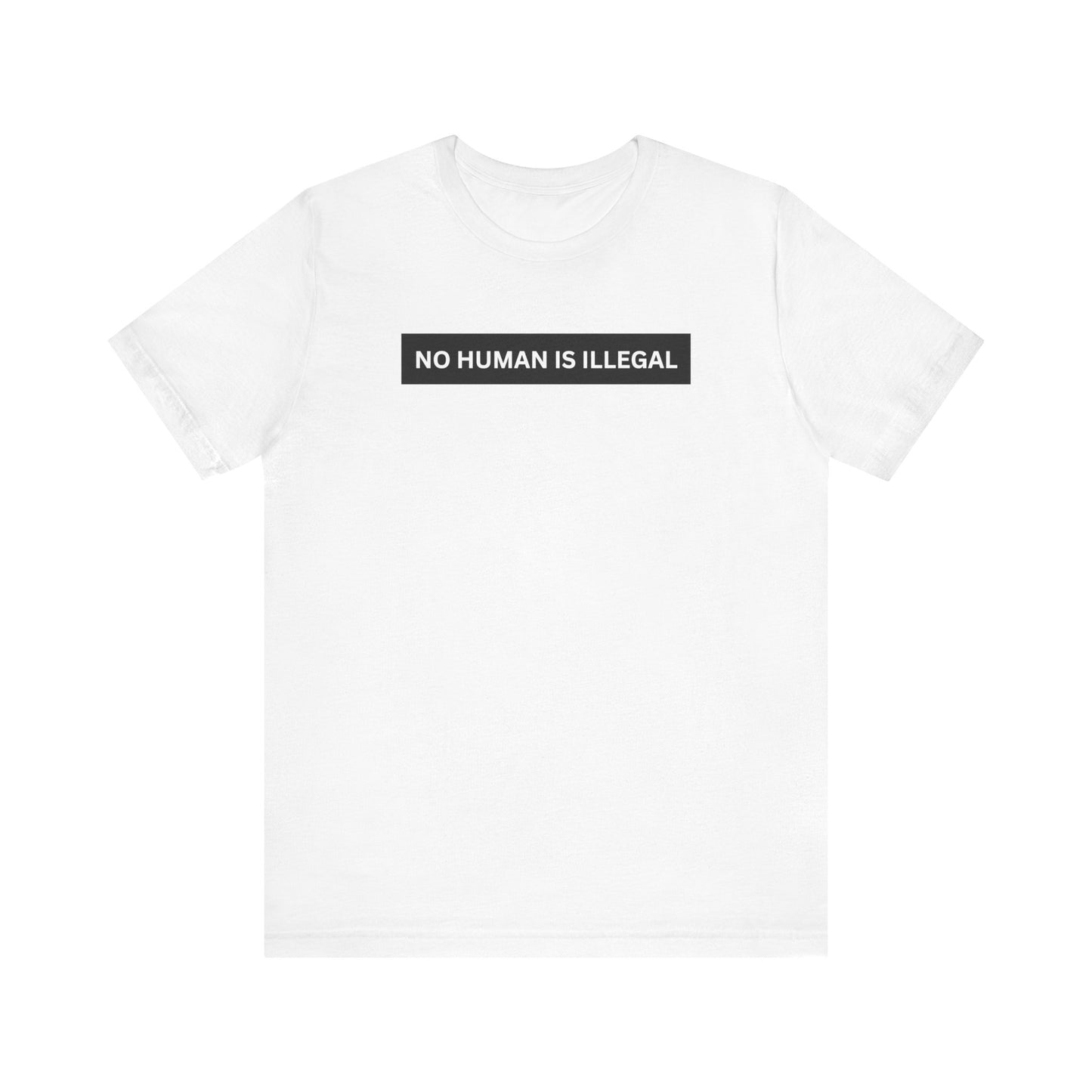NO HUMAN IS ILLEGAL T-Shirt | No Human is Illegal on Stolen Land | Immigrants make America Great | FDT