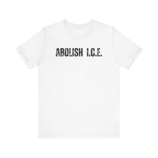ABOLISH I.C.E. T-Shirt | Liberal & Democrat Protest Shirt | Resistance Shirt for Protests | NO HUMAN IS ILLEGAL ON STOLEN LAND | IMMIGRANTS MAKE AMERICA GREAT | DUE PROCESS | Anti-Trump | Anti-MAGA