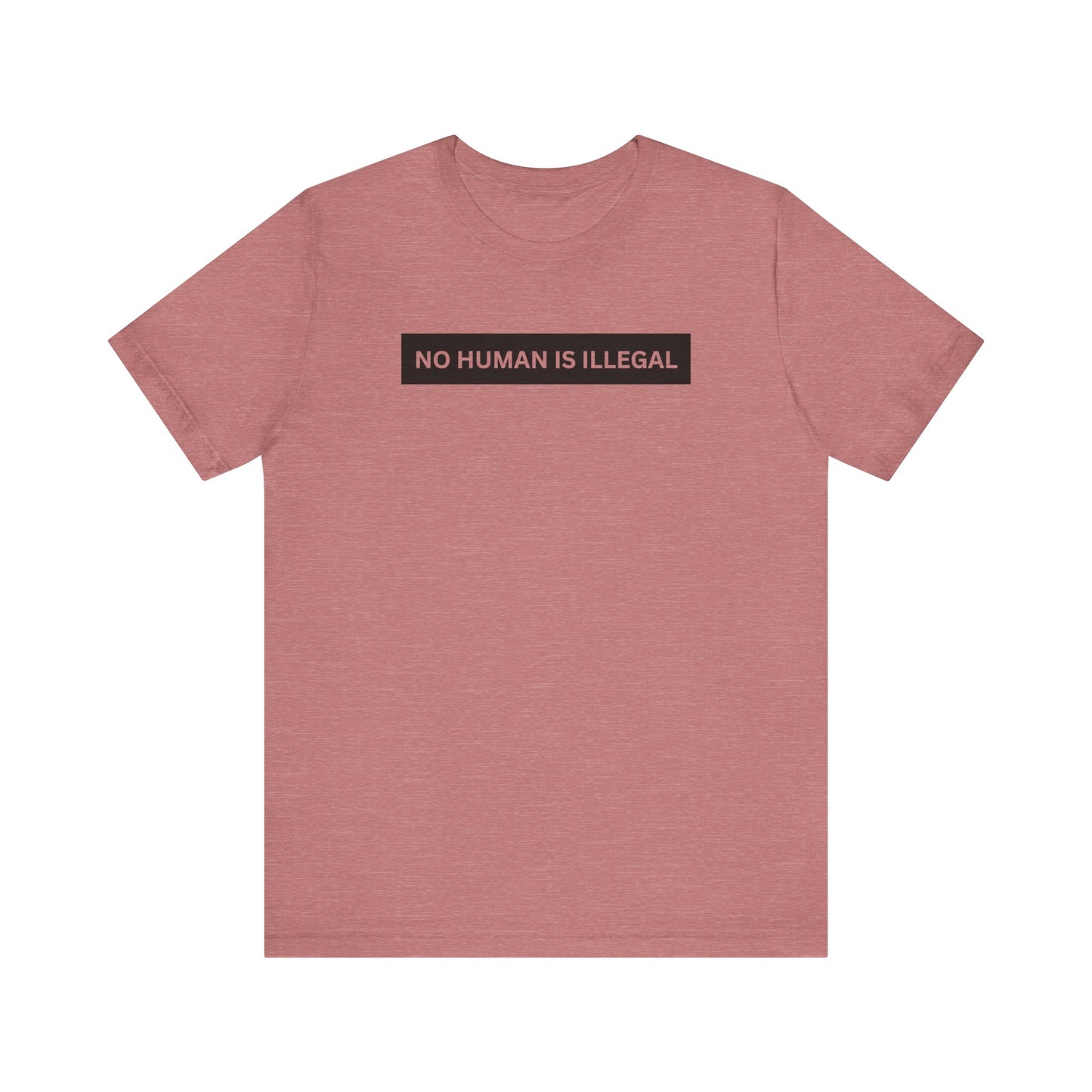 NO HUMAN IS ILLEGAL T-Shirt | No Human is Illegal on Stolen Land | Immigrants make America Great | FDT