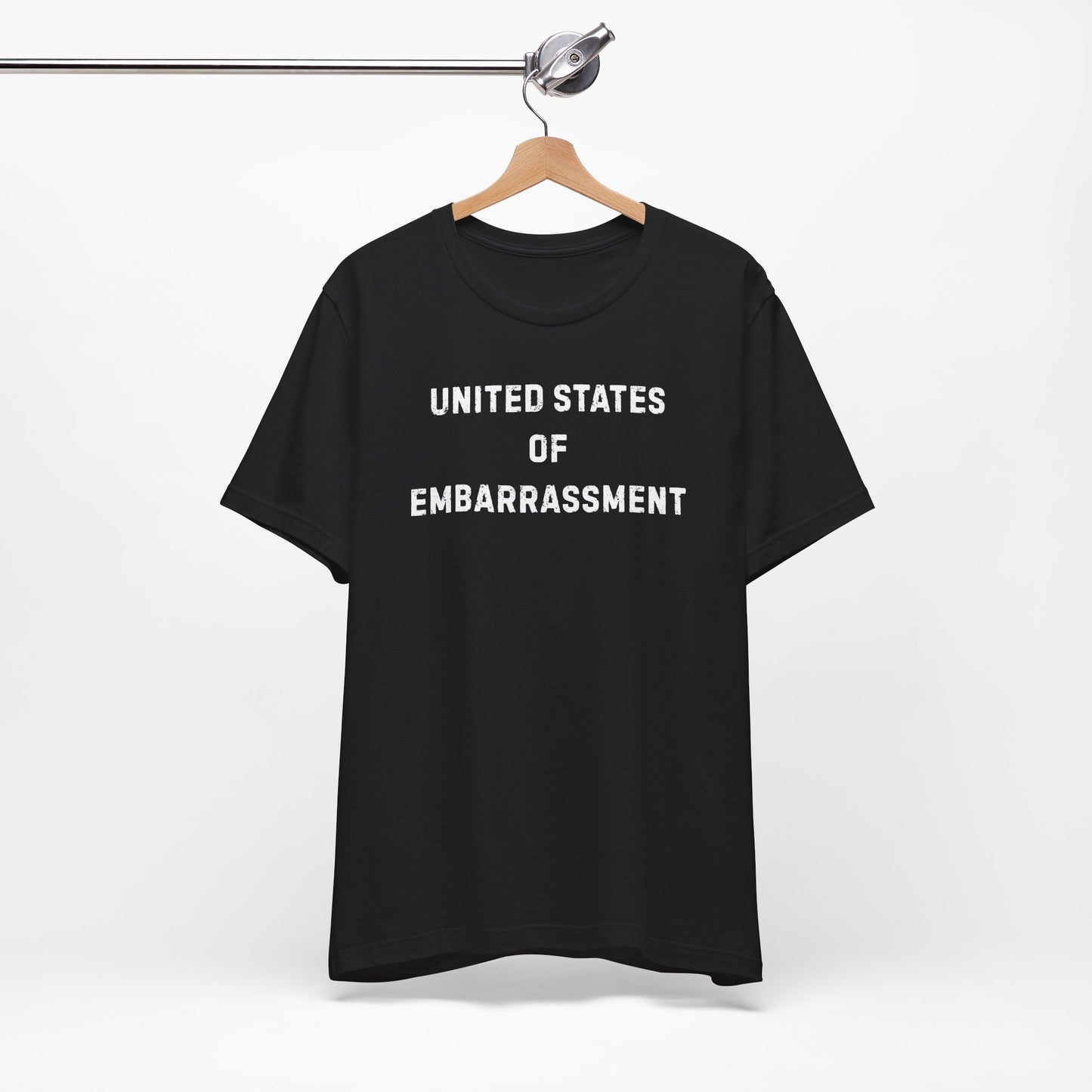 UNITED STATES OF EMBARRASSMENT T-Shirt | Anti-Trump | Anti-MAGA | Resistance Shirt for Protests | EMBARRASSED AMERICAN | Liberal & Democrat Protest Shirt