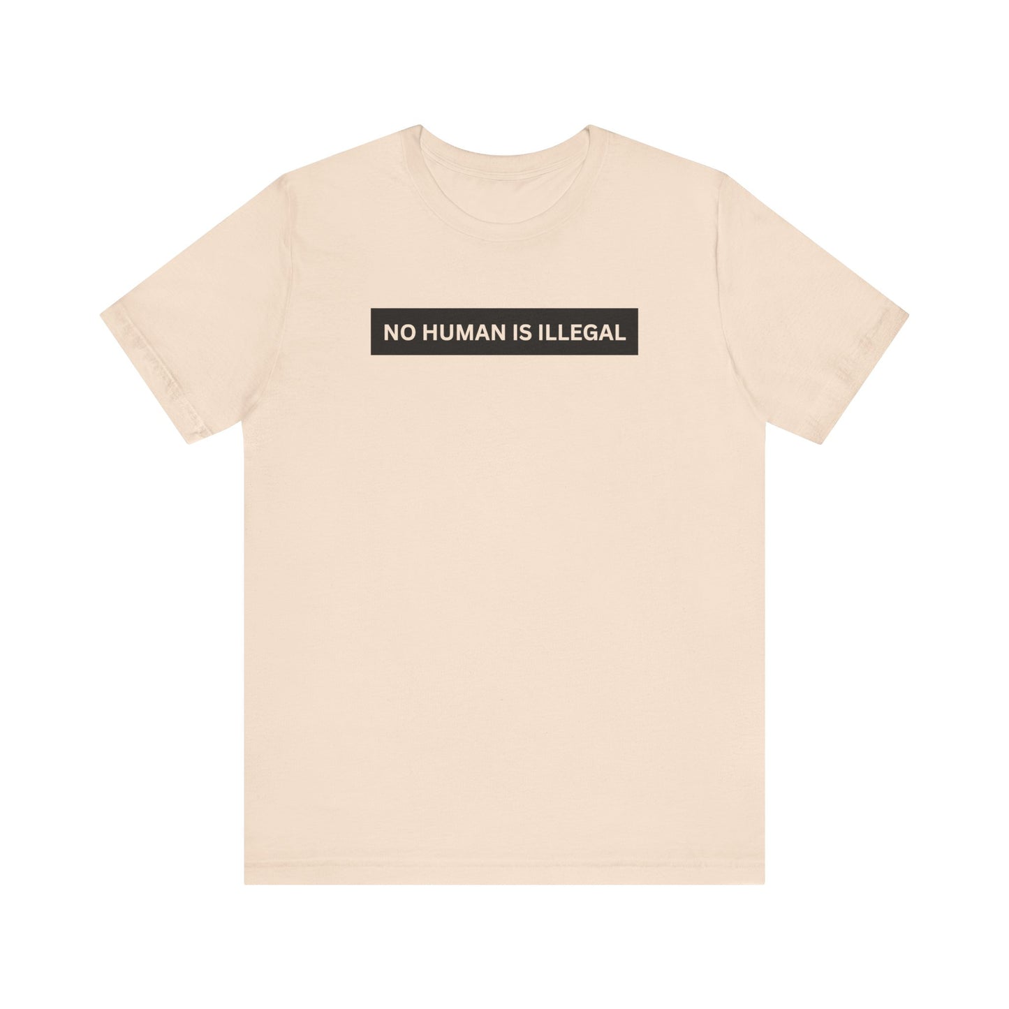 NO HUMAN IS ILLEGAL T-Shirt | No Human is Illegal on Stolen Land | Immigrants make America Great | FDT