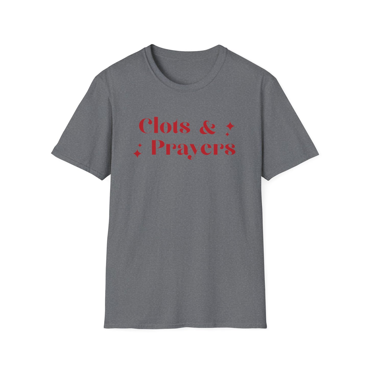 CLOTS & PRAYERS | Funny Anti-Trump Shirt | 8647 | Subtle Anti-Maga Protest Shirt | FDT THOUGHTS & PRAYERS JOKE