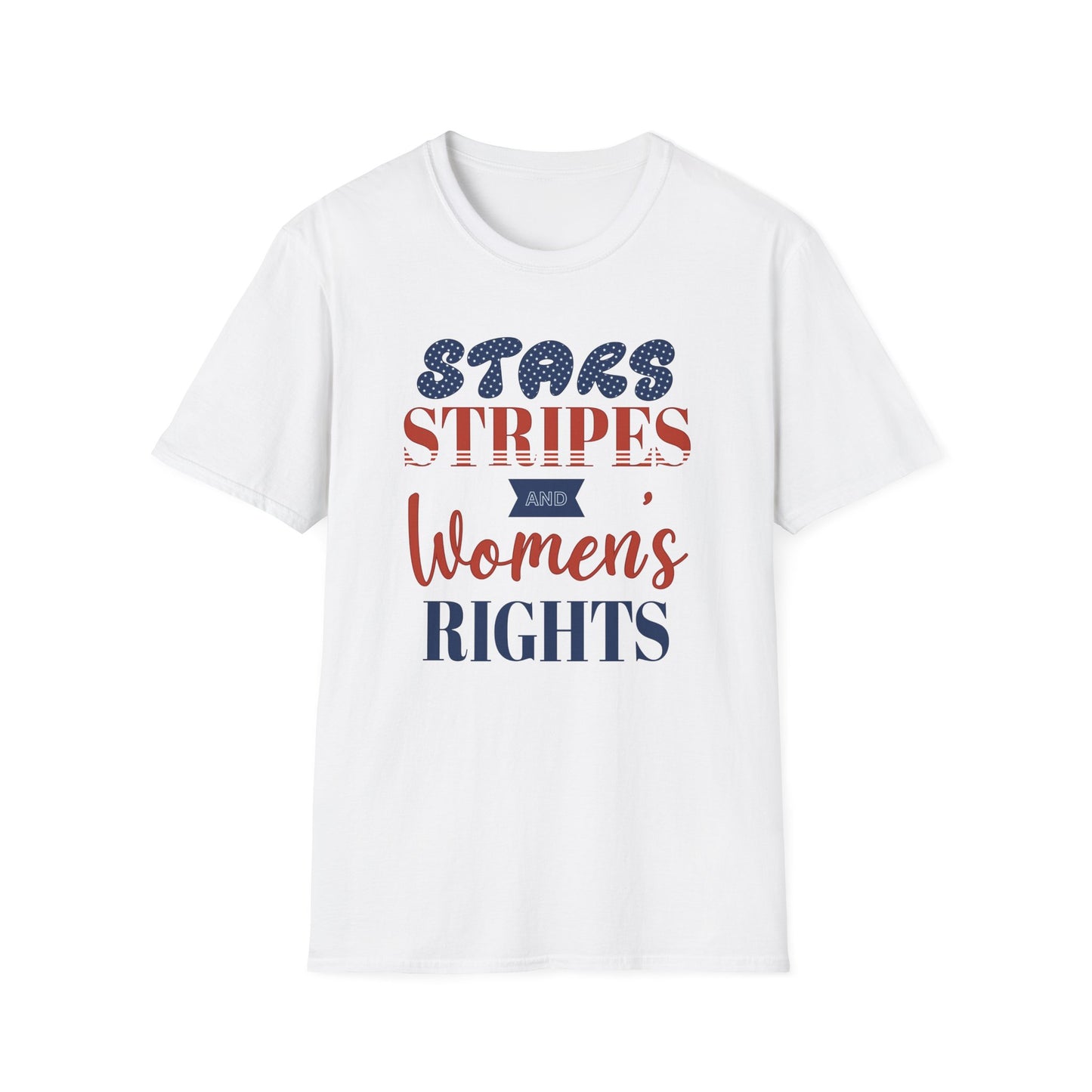 STARS STRIPES & WOMEN'S RIGHTS | 4th of July T-Shirt | Feminist Protest Shirt