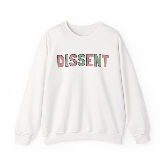 DISSENT Christmas Sweater | Feminist Christmas Sweatshirt | Festive Feminist | MERRY RESISTMAS | Sleight the Patriarchy | Holiday Sweater for Her