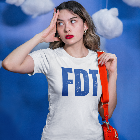 FDT T-Shirt | Vintage Lettered FDT | Anti-Trump | Anti-MAGA | Resistance Shirt for Protests