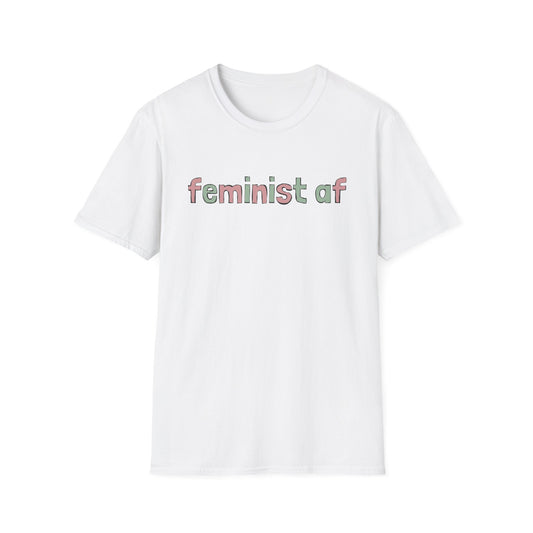 FEMINIST AF | Merry Resistmas | Feminist Christmas | FUNNY CHRISTMAS SHIRT | Sarcastic Holiday Shirt for Her | XMAS Feminism